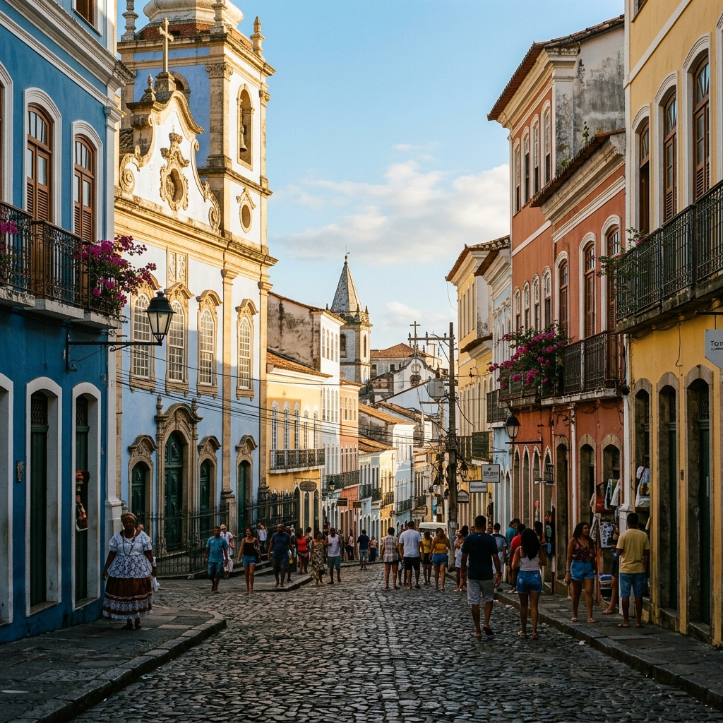 Colonial architecture in Salvador visually paralleling Savannah, GA - Retire Brazil City Intelligence