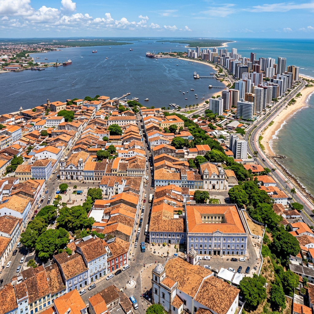 Historic tile architecture of São Luís visually paralleling San Juan, PR - Retire Brazil City Intelligence