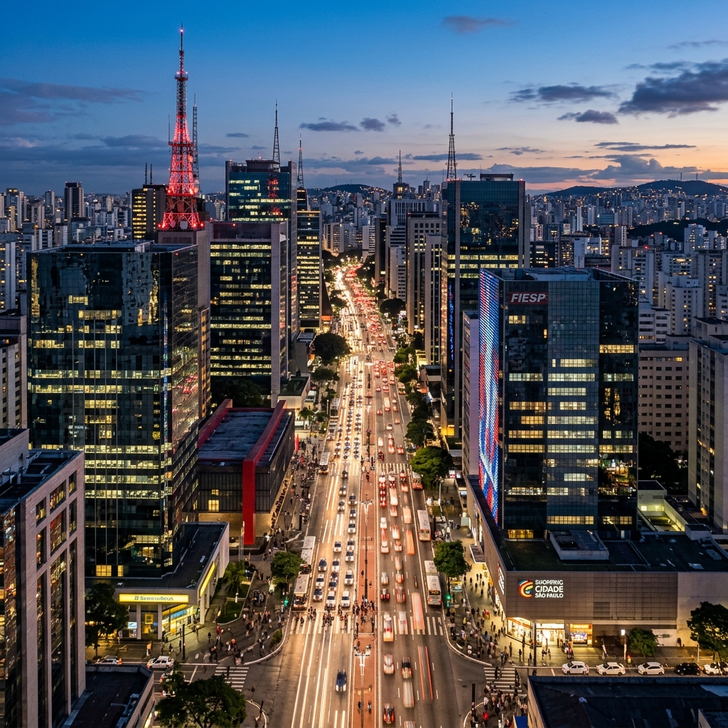 Dense urban skyline of São Paulo visually paralleling New York City - Retire Brazil City Intelligence
